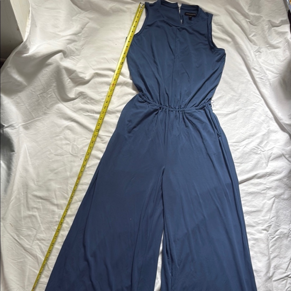 Banana Republic Blue Sleeveless Jumpsuit. Size 6